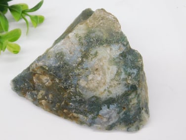 Moss Plume Agate Rock Stone Lapidary Specimen