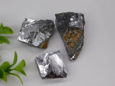 Three Galena Mineral Specimens Weighing 150 Grams ROCK STONE LAPIDARY SPECIMEN