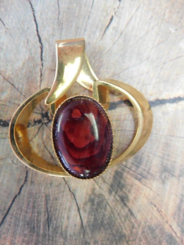 ABALONE PENDANT ROCK STONE LAPIDARY SPECIMEN: ABALONE PENDANT ROCK STONE LAPIDARY SPECIMEN