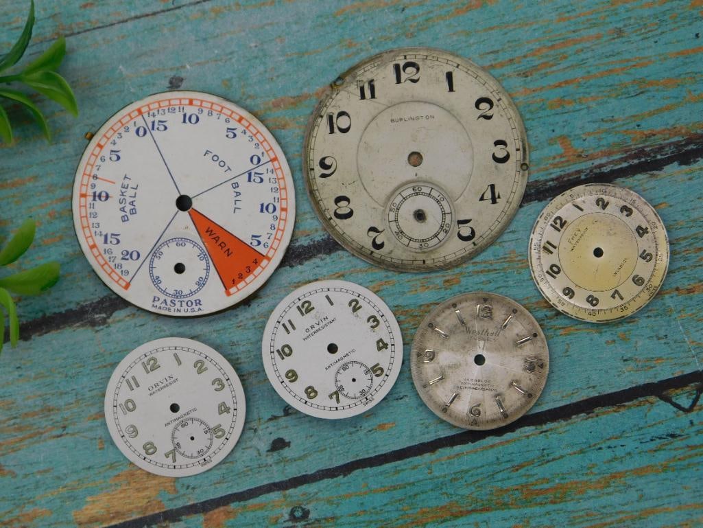 Vintage Watch Faces and Parts: Vintage Watch Faces and Parts