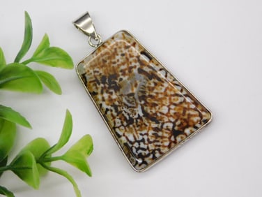 Wild Horse Agate Pendant Rock Stone Lapidary Specimen