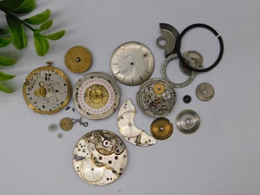 Vintage Watch Movements and Parts for Repair WATCHMAKER WATCHMAKING TOOLS