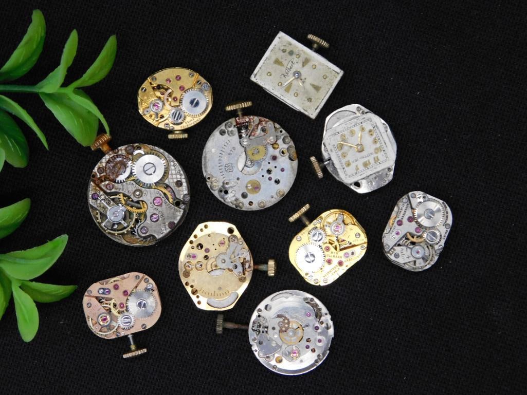 Vintage Assorted Watch Movements for Repair or Crafts WATCHMAKER WATCHMAKING TOOLS: Vintage Assorted Watch Movements for Repair or Crafts WATCHMAKER WATCHMAKING TOOLS
