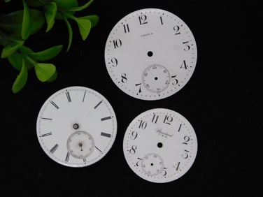 Vintage Pocket Watch Dials and Movement WATCHMAKER WATCHMAKING TOOLS