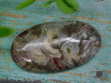 MUSHROOM RHYOLITE CABOCHON ROCK STONE LAPIDARY SPECIMEN