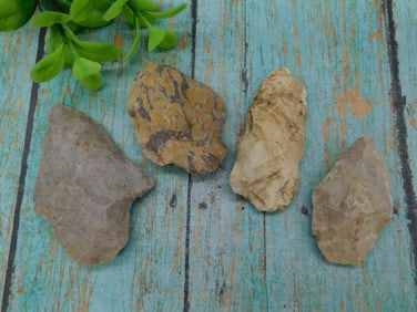 HAND KNAPPED ARTIFACTS ROCK STONE LAPIDARY SPECIMEN