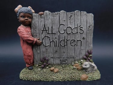 ALL GODS CHILDREN FIGURINE MARTHA HOLCOMB