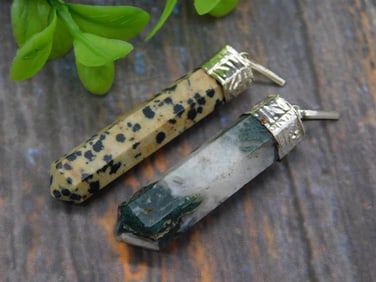 STONE PENDANTS ROCK STONE LAPIDARY SPECIMEN