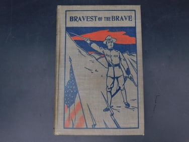 THE BRAVEST OF THE BRAVE BOOK BY GA HENTY VINTAGE ANTIQUE