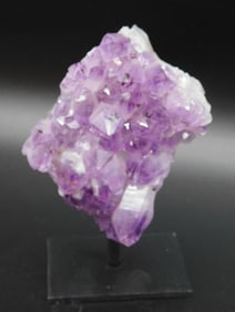 AMETHYST DISPLAY ROCK STONE LAPIDARY SPECIMEN VINTAGE ANTIQUE
