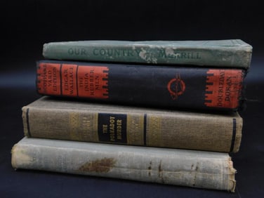 Vintage Book Lot Including Geographical and Crime Titles