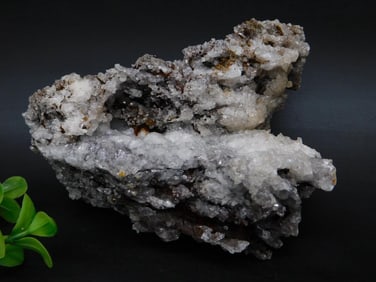 White and Brown Quartz Mineral Specimen Rock Stone Lapidary Specimen