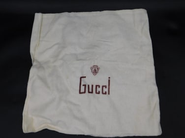 Vintage Gucci Dust Bag with Lion Head Logo