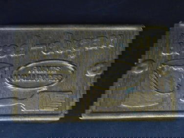 BROD-DUGAN BRASS BELT BUCKLE VINTAGE ANTIQUE