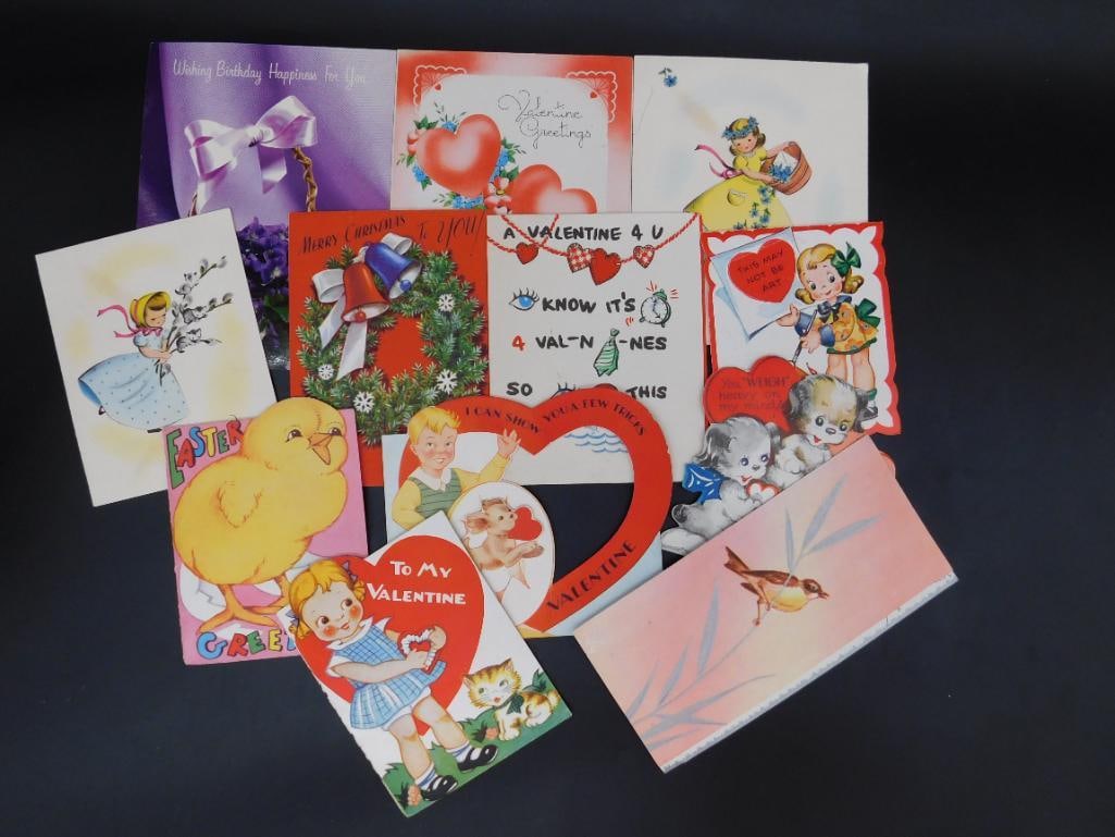 GREETING CARDS VINTAGE ANTIQUE: GREETING CARDS VINTAGE ANTIQUE