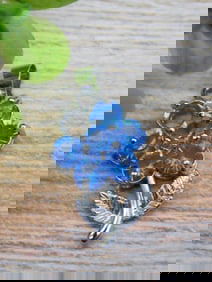 STONE FLOWER PENDANT ROCK STONE LAPIDARY SPECIMEN