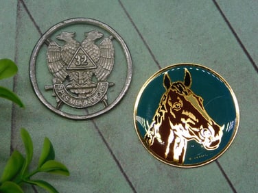 MIXED CABOCHON AND CUT COIN LOT