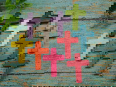 STONE CROSS BEADS ROCK STONE LAPIDARY SPECIMEN