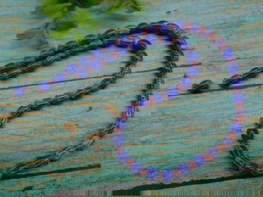 AFRICAN TRADE BEADS ROCK STONE LAPIDARY SPECIMEN