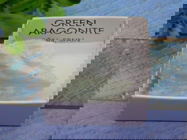 GREEN ARAGONITE ROCK STONE LAPIDARY SPECIMEN