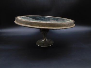 VINTAGE MIRROR ON SWIVEL HEAD ANTIQUE