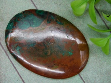 CHRYSOCOLLA CABOCHON ROCK STONE LAPIDARY SPECIMEN