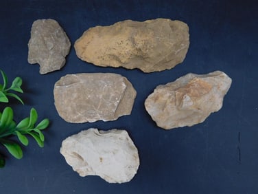 HAND KNAPPED ARTIFACTS ROCK STONE LAPIDARY SPECIMEN