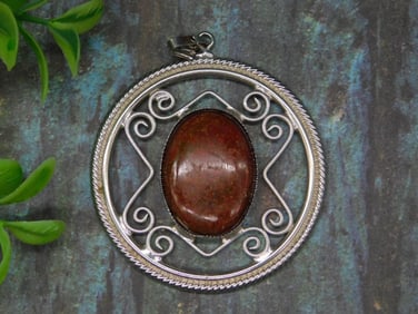 GENUINE STONE PENDANT ROCK STONE LAPIDARY SPECIMEN