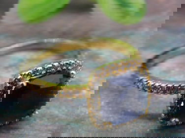 STONE RING ROCK STONE LAPIDARY SPECIMEN