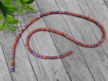 AFRICAN TRADE BEADS ROCK STONE LAPIDARY SPECIMEN