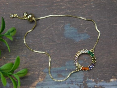 ADJUSTABLE STONE BRACELET ROCK STONE LAPIDARY SPECIMEN