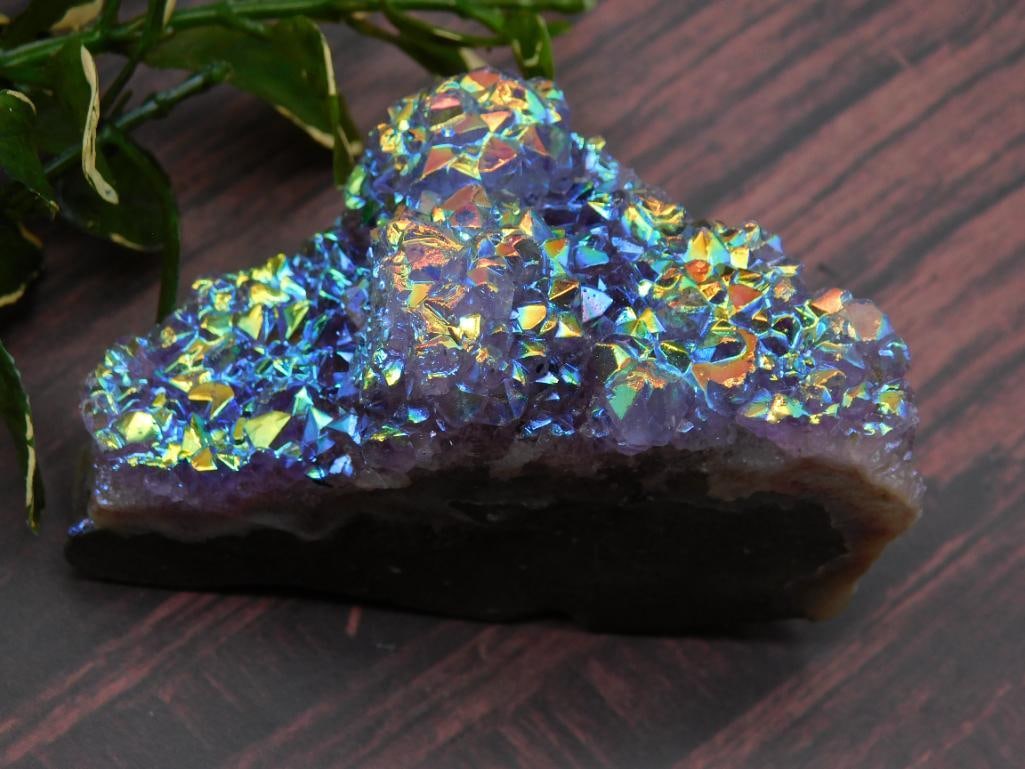 ANGEL AURA AMETHYST ROCK STONE LAPIDARY SPECIMEN: ANGEL AURA AMETHYST ROCK STONE LAPIDARY SPECIMEN