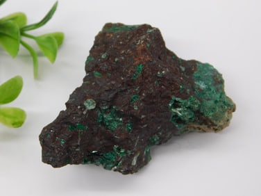 Brochantite Rock Specimen With Green Crystals ROCK STONE LAPIDARY SPECIMEN