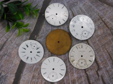 VINTAGE POCKET WATCH DIAL WATCHMAKER WATCHMAKING