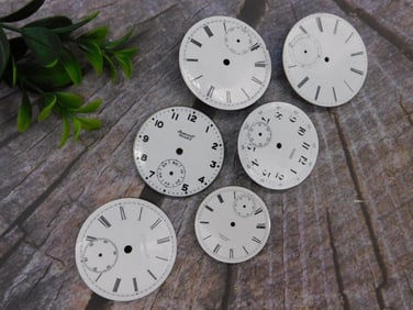 VINTAGE POCKET WATCH DIAL WATCHMAKER WATCHMAKING