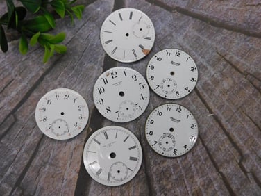 VINTAGE POCKET WATCH DIAL WATCHMAKER WATCHMAKING