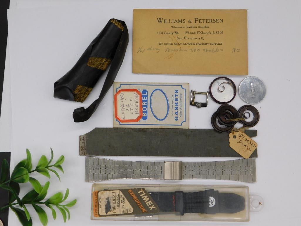 Vintage Watch Repair Tools and Accessories Lot WATCHMAKER WATCHMAKING TOOLS: Vintage Watch Repair Tools and Accessories Lot WATCHMAKER WATCHMAKING TOOLS