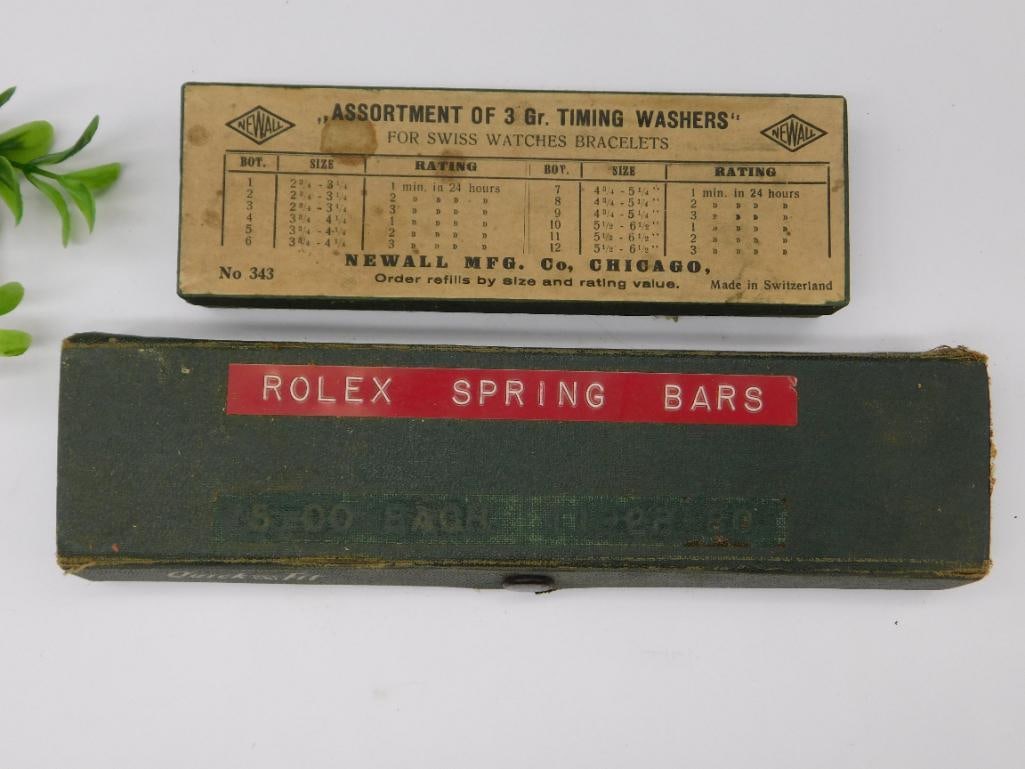 Vintage Rolex Spring Bars and Timing Washers Set Watchmaker Watchmaking Tools: Vintage Rolex Spring Bars and Timing Washers Set Watchmaker Watchmaking Tools