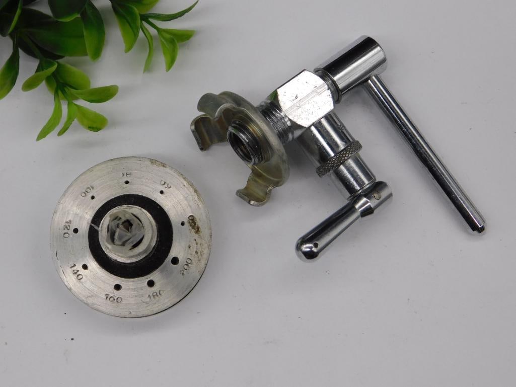 Metal Tool Part with Dial and Handle Assembly Watchmaker Watchmaking Tools: Metal Tool Part with Dial and Handle Assembly Watchmaker Watchmaking Tools