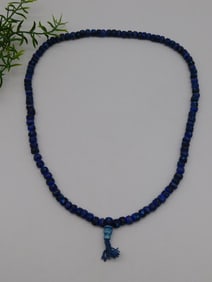 AFRICAN TRADE BEAD NECKLACE ROCK STONE LAPIDARY SPECIMEN