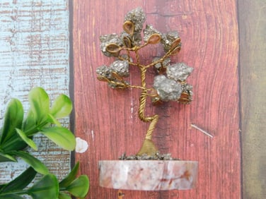 PYRITE TREE ROCK STONE LAPIDARY SPECIMEN