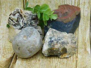 MIXED LOT ROCK STONE LAPIDARY SPECIMEN