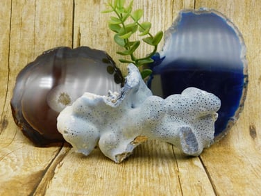 MIXED LOT ROCK STONE LAPIDARY SPECIMEN