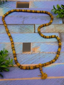 AFRICAN TRADE BEADS ROCK STONE LAPIDARY SPECIMEN