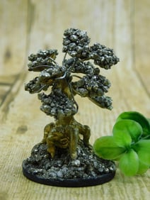 PYRITE STONE TREE ROCK STONE LAPIDARY SPECIMEN