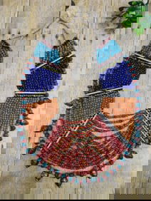 CEREMONIAL AFRICAN TRADE BEAD NECKLACE ROCK STONE LAPIDARY SPECIMEN