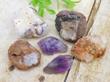 MIXED ROUGH ROCK ROCK STONE LAPIDARY SPECIMEN