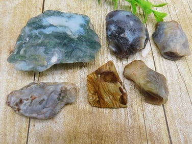 MIXED ROUGH ROCK ROCK STONE LAPIDARY SPECIMEN