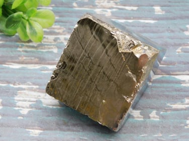 NATURAL FORMATION SPANISH PYRITE CUBE ROCK STONE LAPIDARY SPECIMEN