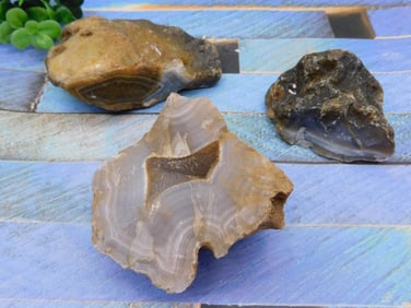 MIXED ROUGH ROCK STONE LAPIDARY SPECIMEN